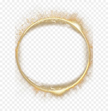 Gold Powder - Golden floating powder planet png 