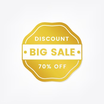 Gold price sticker | Free stock vector - 547345