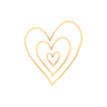Gold psd heart icon, illustration in doodle… | Free stock illustration | High Resolution graphic