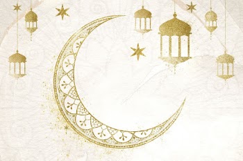 Gold Ramadan crescent moon background | Free Photo - rawpixel