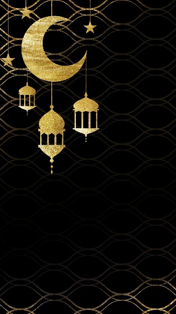 Gold Ramadan lanterns phone wallpaper | Free Photo - rawpixel
