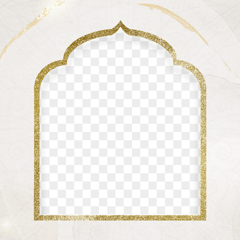 Gold Ramadan png frame, transparent | Free PNG - rawpixel