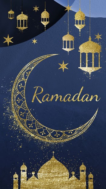 Gold Ramadan typography iPhone wallpaper | Free Photo - rawpixel