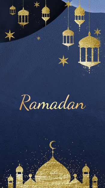 Gold Ramadan typography, iPhone wallpaper | Free Photo - rawpixel