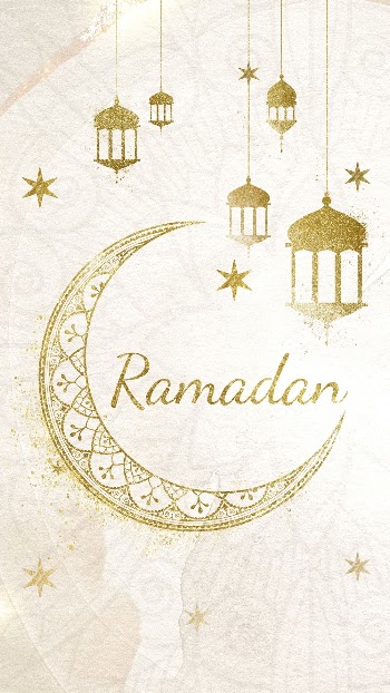 Gold Ramadan typography mobile wallpaper | Free Photo - rawpixel