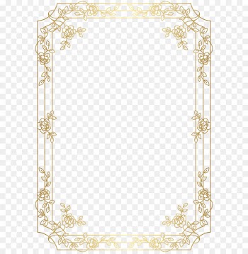 Gold Red Clip art - Deco Border Frame PNG Clip Art 