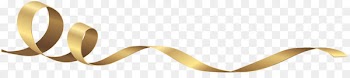 Gold Ribbon Clip art - curly 