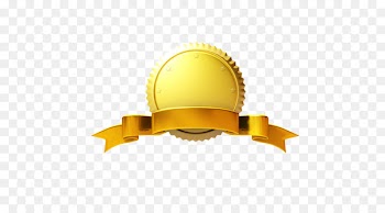 Gold Ribbon Clip art - Gold badge 