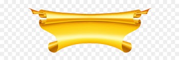 Gold Ribbon Clip art - Gold Banner Clipart 