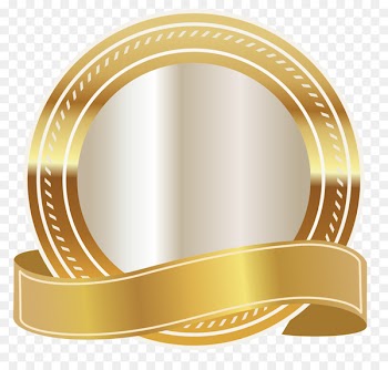 Gold Ribbon Clip art - Gold Seal Cliparts 