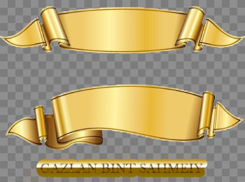 Gold Ribbon Free PNG Image