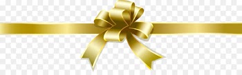 Gold Ribbon - Gold bow wrap 