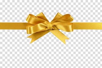 Gold Ribbon, gold transparent background PNG clipart