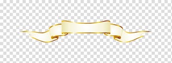 Gold ribbon graphic design, Yellow Angle Font, bright gold ribbons transparent background PNG clipart