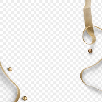 Gold ribbon png border, Christmas | Free PNG - rawpixel