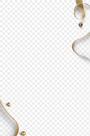 Gold ribbon png border, Christmas | Free PNG - rawpixel