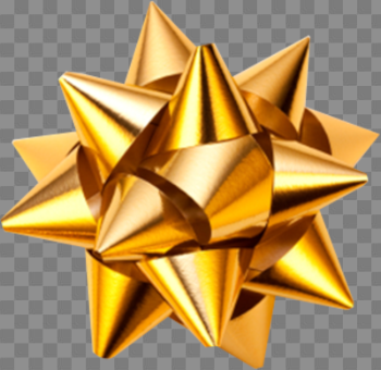 Gold Ribbon PNG Free Download
