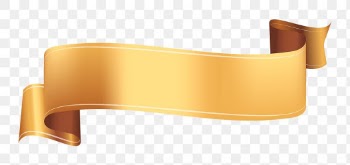 Gold Ribbon PNG, transparent label banner… | Free stock illustration | High Resolution graphic