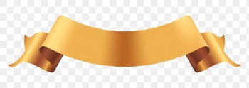 Gold Ribbon PNG, transparent label banner… | Free stock illustration | High Resolution graphic
