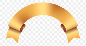 Gold Ribbon PNG, transparent label banner… | Free stock illustration | High Resolution graphic