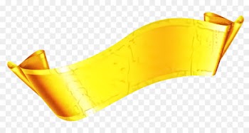 Gold, Ribbon, Web Banner, Yellow, Plastic PNG