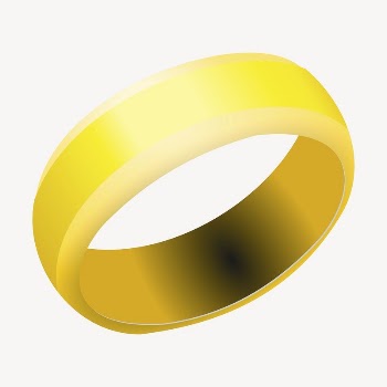 Gold ring clipart, illustration psd. | Free PSD - rawpixel
