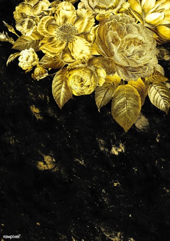 Gold rose banner | Free stock illustration - 582853