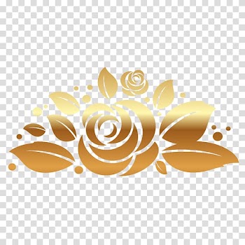 Gold rose illustration, Gold Rose , Gold rose painting transparent background PNG clipart
