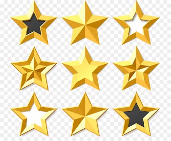 Gold Royalty-free Clip art - Vector golden star 