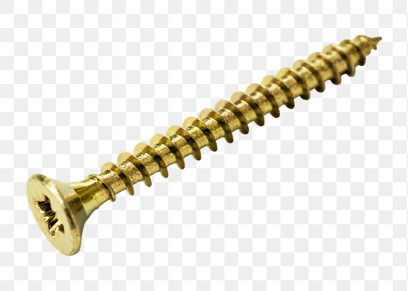 Gold screw png sticker, transparent | Free PNG - rawpixel