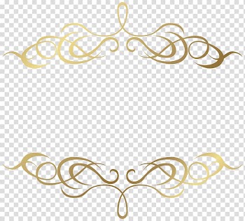 Gold scrolled template, Wedding invitation , wedding invitation transparent background PNG clipart