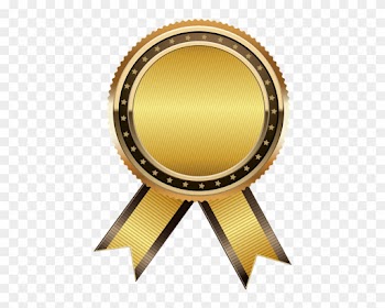 Gold Seal Free Png Clip Art Image - Gold Seal With Ribbon Png