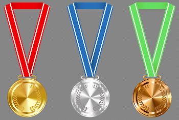 Gold Silver And Bronze Medals PNG High-Quality Image