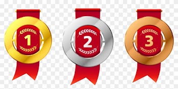 Gold Silver And Copper Transparent Medals Set - Gold Silver Bronze Medal Png