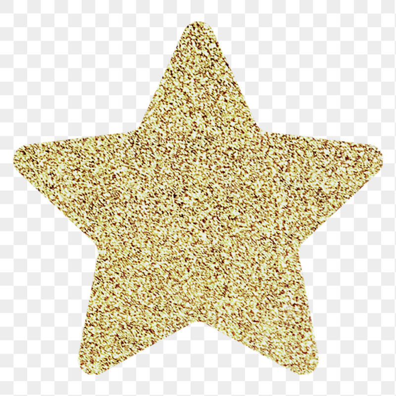 Gold sparkly star png sticker, | Free PNG - rawpixel