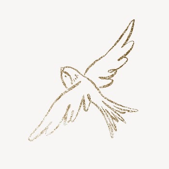 Gold  sparrow gold glitter | Free Photo - rawpixel