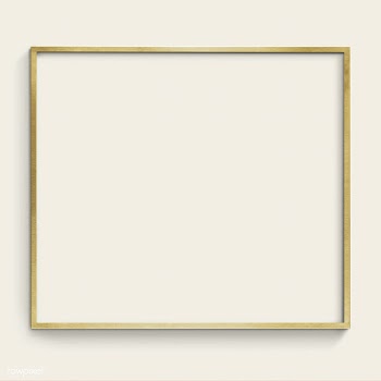 Gold square frame on beige background | Free  psd mockup - 2349878