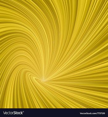 Gold swirling speed concept background vector image