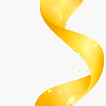 Gold swirly line design element | Free  transparent png - 2282640