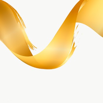Gold swirly line design element | Free  transparent png - 2282699