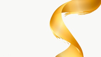 Gold swirly line design element | Free  transparent png - 2282714