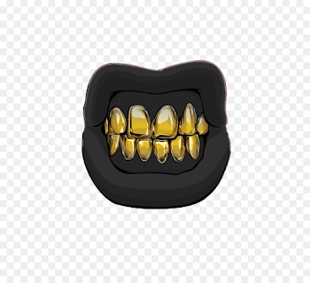 Gold teeth Mouth Lip - A gold tooth png download - 600*801 - Free ...