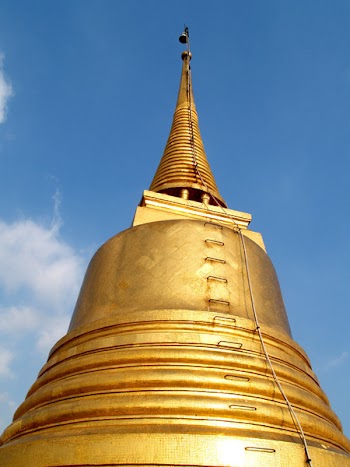Gold Temple Under Blue Sky