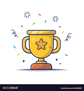gold thropy cartoon