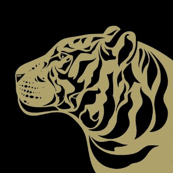 Gold tiger clipart, animal illustration | Free Vector - rawpixel
