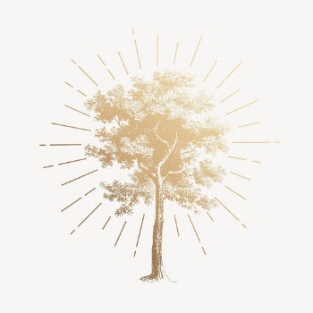 Gold tree drawing, vintage botanical | Free PSD Illustration - rawpixel