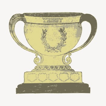 Gold trophy clipart, winner illustration | Free Vector - rawpixel