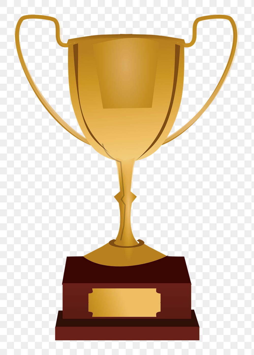 Gold trophy png sticker, object | Free PNG - rawpixel