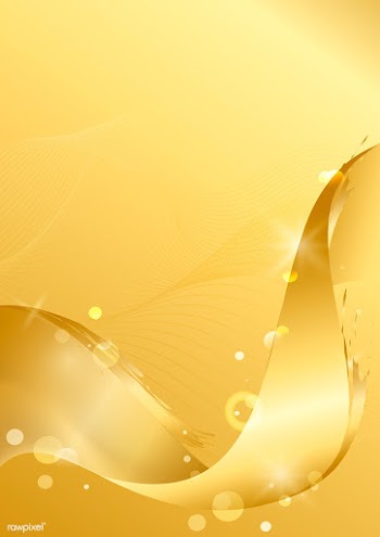 Gold wave abstract background illustration | Free stock vector - 564497