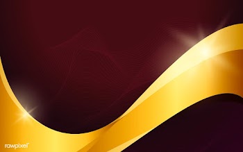Gold wave abstract background illustration | Free stock vector - 564524